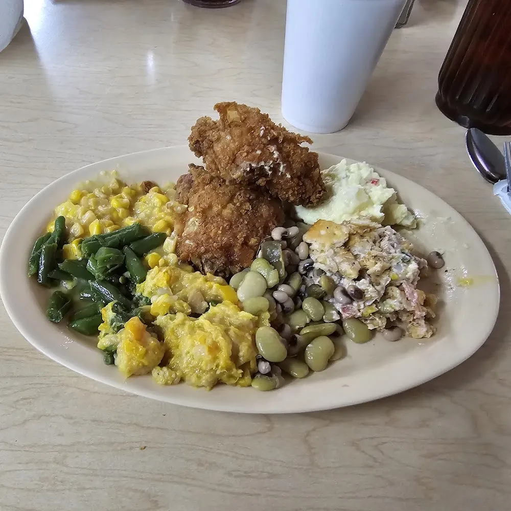 Fried Chicken and Vegetables